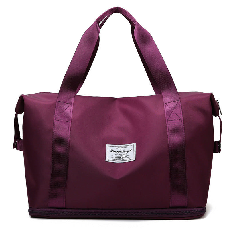 Expandable Weekender Duffel, Deep Purple