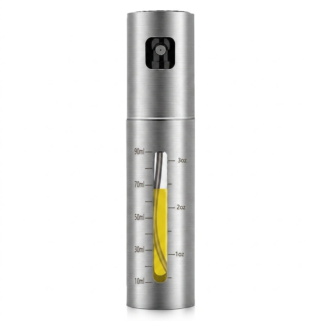 Novora™ Kitchen Oil Sprayer Bottle — Visual Scale Mister for Cooking, BBQ & Air Fryer