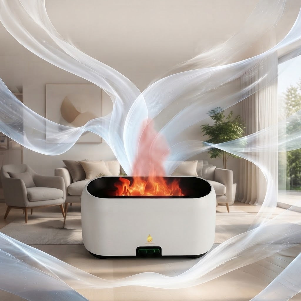 Pursonic FlameGlow diffuser ambient glow