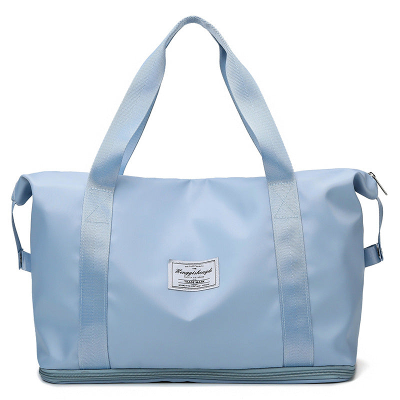 Expandable Weekender Duffel, Blue