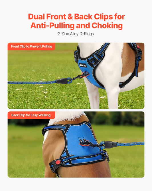 Novora no-pull dog harness with leash