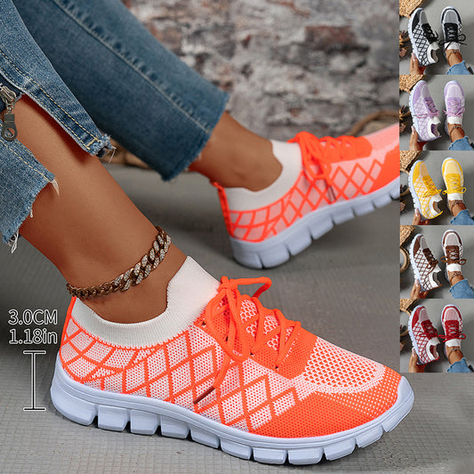Novora Colorblock Flyknit Sneakers for women