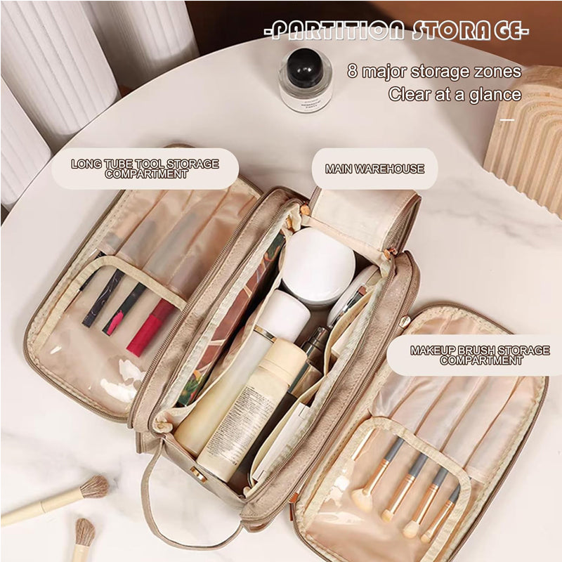 Waterproof Hanging Toiletry Bag interior compartments