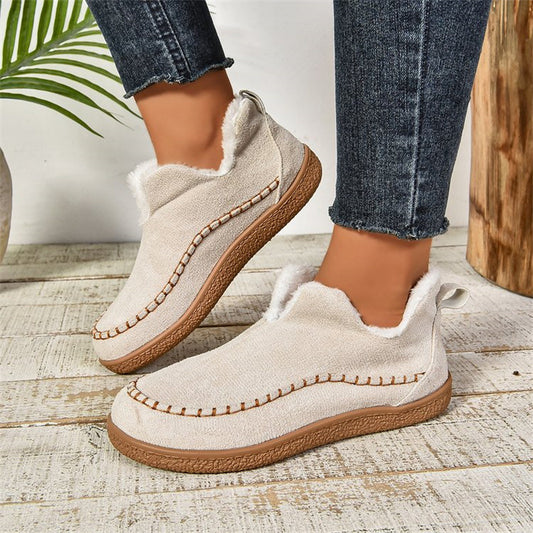 Novora Plush Ankle Boots for women