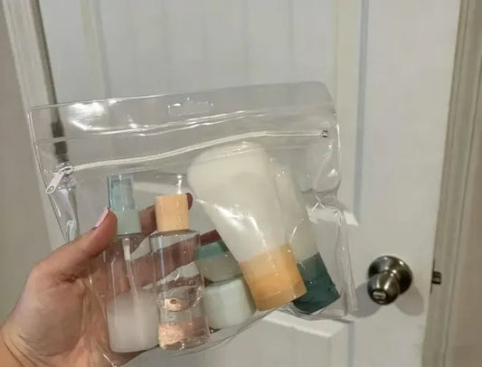 7-Piece Travel Bottle Set full kit
