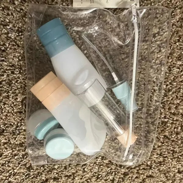 7-Piece Travel Bottle Set individual bottles