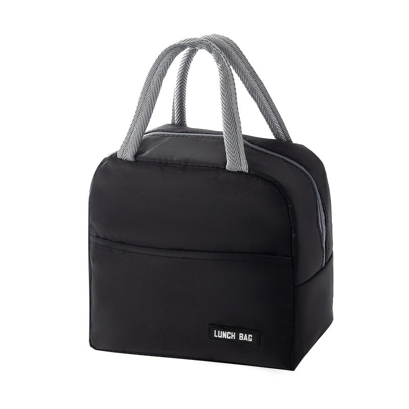Insulated Lunch Bag - Leakproof Cooler Tote, Black