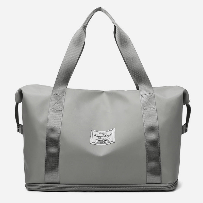 Expandable Weekender Duffel, Grey
