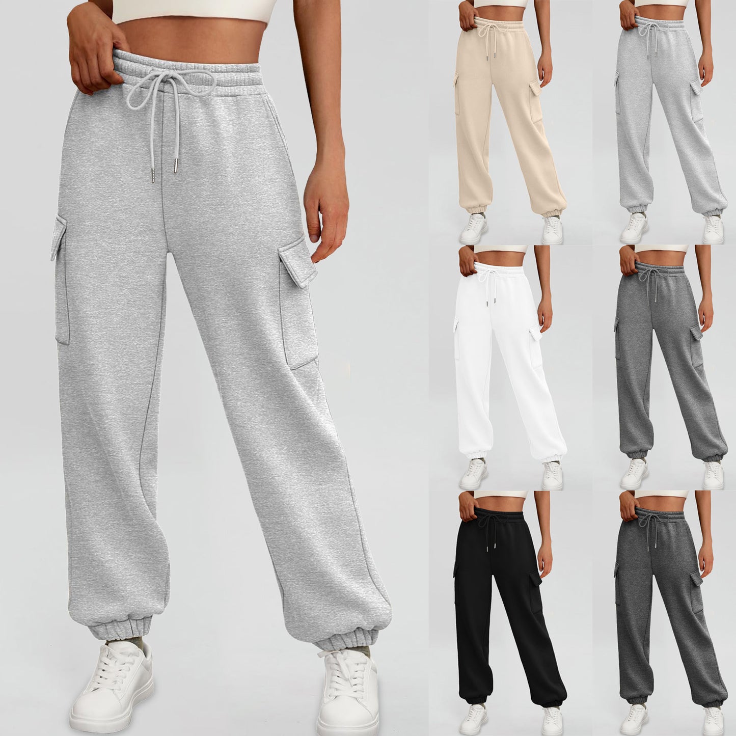 Novora Fleece-Lined Jogger Sweatpants for women
