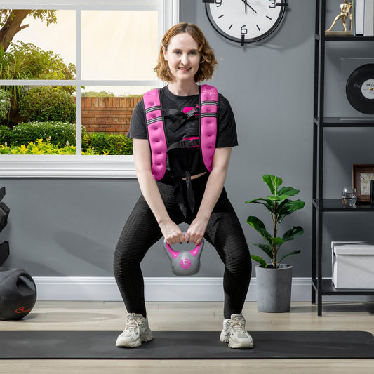 Novora Adjustable Weighted Workout Vest, pink