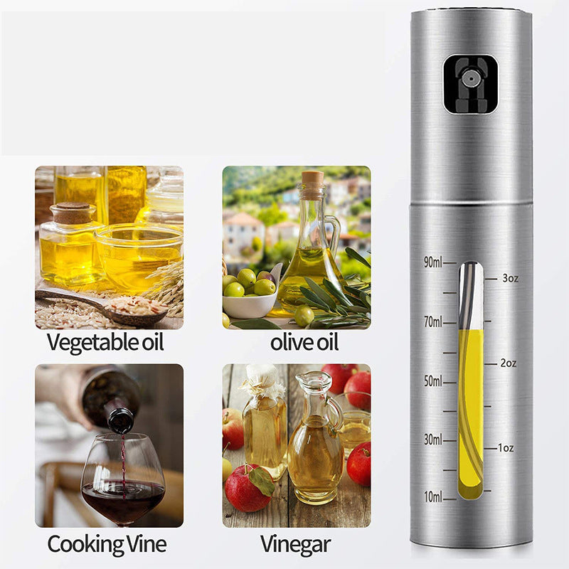 Novora™ Kitchen Oil Sprayer Bottle — Visual Scale Mister for Cooking, BBQ & Air Fryer