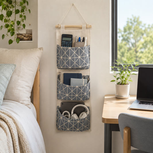 Novora Dorm Bedside Storage Caddy hanging organizer