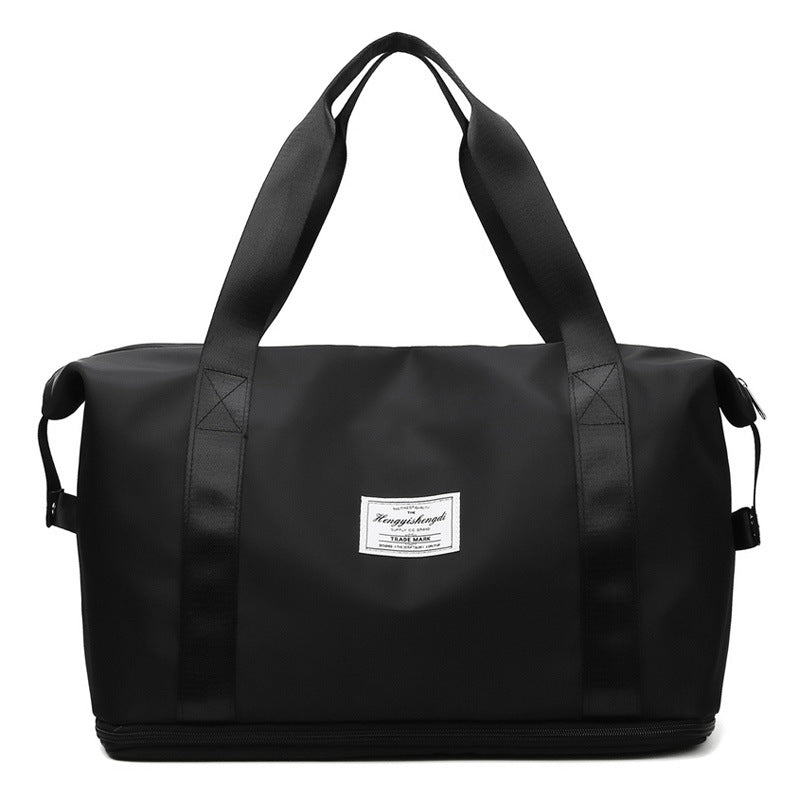 Expandable Weekender Duffel, Black