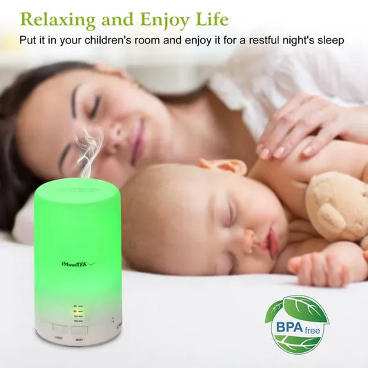 Mini Ultrasonic Essential Oil Diffuser &amp; Humidifier