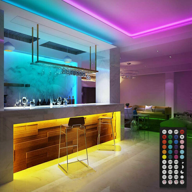 Bluetooth RGB LED Strip Lights for TV &amp; Room
