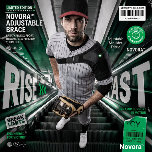 Novora adjustable shoulder brace for men and women