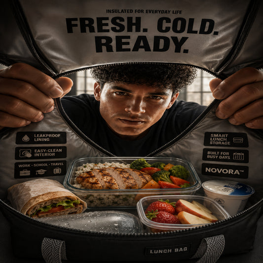 Novora™ Insulated Lunch Bag — Leakproof Cooler Tote