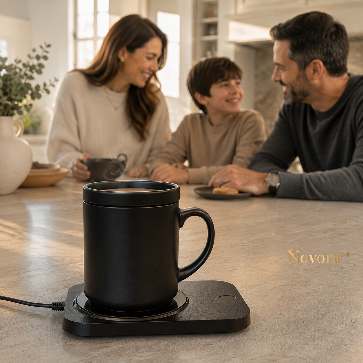 Sip and Charge wireless charger and mug warmer